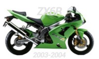 2003-2004 ZX6R Fairings