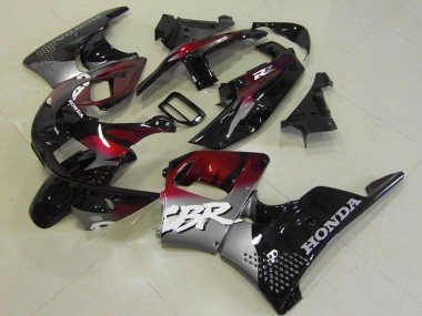 Purchase 1996-1997 Honda CBR900RR 893 Motorcycle Fairings - Silver Maroon Red Glossy Black Australia