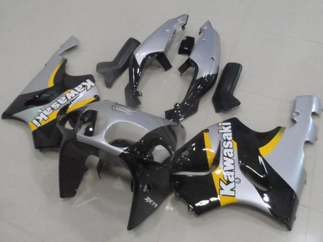 1996-2003 Kawasaki ZX7R Motorcycle Fairings - Silver Glossy Black Yellow Australia