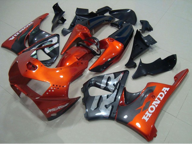 1998-1999 Honda CBR900RR 919 Motorcycle Fairings - Orange Grey Australia