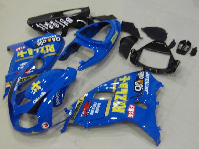 1998-2003 Suzuki TL1000R Motorcycle Fairings - Blue Yellow Black Rizla Dunlop Australia