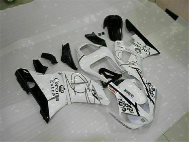Purchase 2000-2001 Yamaha YZF R1 Motorcycle Fairings - White Black Corona Extra Australia