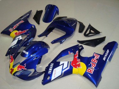 Purchase 2000-2001 Yamaha YZF R1 Motorcycle Fairings - Blue White Yellow Red Bull Australia