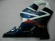 2001-2003 Honda CBR600 F4i Motorcycle Fairings - White Blue Black Stripe Australia