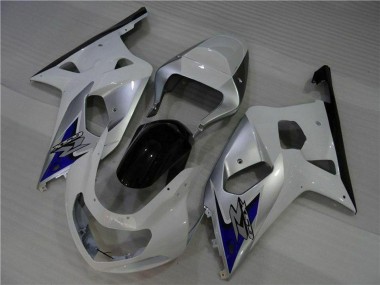 Purchase 2001-2003 Suzuki GSXR 600/750 Motorcycle Fairings - White Silver Blue Black Australia
