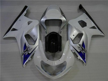 Purchase 2001-2003 Suzuki GSXR 600/750 Motorcycle Fairings - White Silver Blue Black Australia