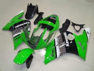 Purchase 2003-2004 Kawasaki ZX6R Motorcycle Fairing - Green White Black Australia