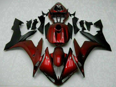 Purchase 2004-2006 Yamaha YZF R1 Motorcycle Fairings - Maroon Red Matte Black Australia