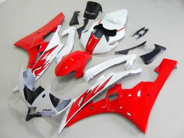 Purchase 2006-2007 Yamaha YZF R6 Bike Fairings - White Red Australia