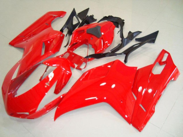 2007-2014 Ducati 848 1098 1198 Motorcycle Fairings - Red Australia