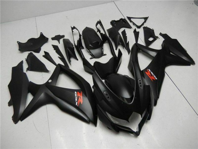 2008-2010 Suzuki GSXR 600/750 Motorcycle Fairings - Matte Black Red Australia