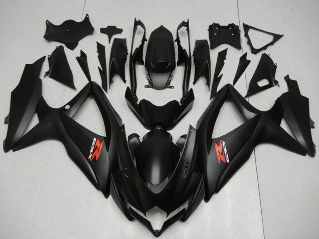 2008-2010 Suzuki GSXR 600/750 Motorcycle Fairings - Matte Black Red Australia