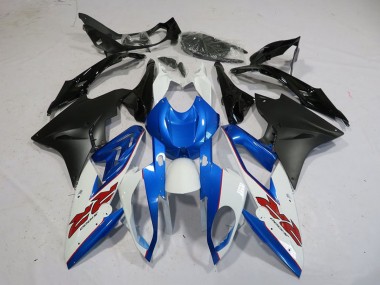 Purchase 2015-2016 BMW S1000RR Motorcycle Fairing - White Blue Matte Black Australia