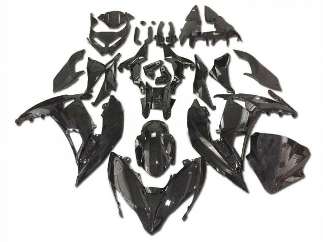 2017-2019 Kawasaki EX650 Motorcycle Fairings - Glossy Black Australia