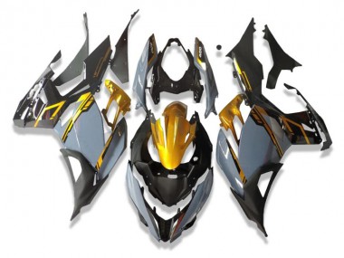 Purchase 2018-2024 Kawasaki EX400 Motorcycle Fairings - Gold Nardo Grey Black Australia