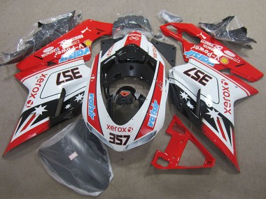 Purchase 2007-2014 Ducati 1098 Motorcycle Fairings - White Red Black Xerox 357 Australia