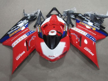 Purchase 2007-2014 Ducati 1098 Motorcycle Fairings - Red White Black Info Strada Advance Australia