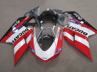 Purchase 2007-2014 Ducati 1098 Motorcycle Fairings - Red White Black Generali Tim Australia