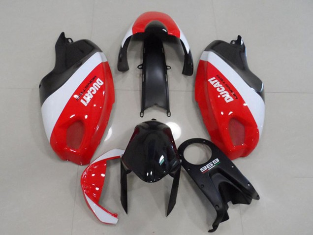 2008-2012 Ducati Monster 696 Motorcycle Fairings - White Red Black Monster Australia