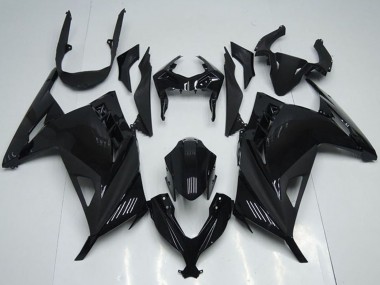 Purchase 2013-2018 Kawasaki ZX300R Motorcycle Fairings - Glossy Black Australia