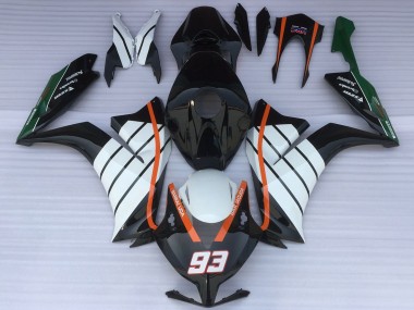 Purchase 2012-2016 Honda CBR1000RR Motorcycle Fairings - White Orange Glossy Black Baracuda 93 Australia