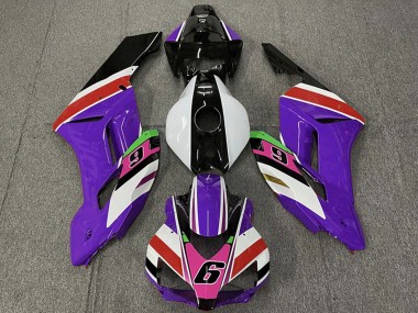 Purchase 2004-2005 Honda CBR1000RR Motorcycle Fairings - Purple White Red Pink Glossy Black 6 Australia