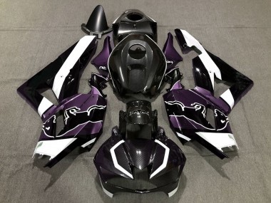 Purchase 2013-2026 Honda CBR600RR Motorcycle Fairings - Black Carbon Fiber White Purple Bull Australia