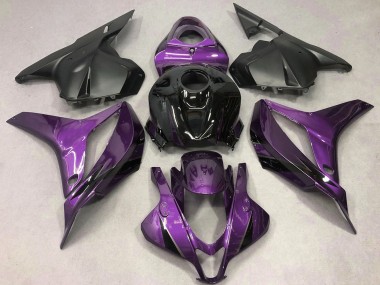 Purchase 2009-2012 Honda CBR600RR Motorcycle Fairings - Purple Glossy Black OEM Style Australia