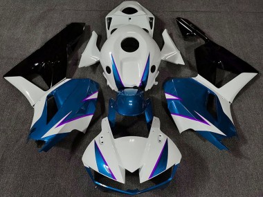 Purchase 2013-2026 Honda CBR600RR Motorcycle Fairing - White Blue Glossy Black Australia