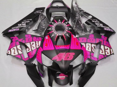 Purchase 2003-2004 Honda CBR600RR Motorcycle Fairings - Hot Pink Glossy Black Rossi Repsol Australia