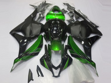 Purchase 2009-2012 Honda CBR600RR Motorcycle Fairings - Green Glossy Black Matte Black Australia