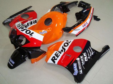Purchase 1990-1998 Honda CBR250RR Motorcycle Fairings - Orange White Red Glossy Black Classic Repsol Australia