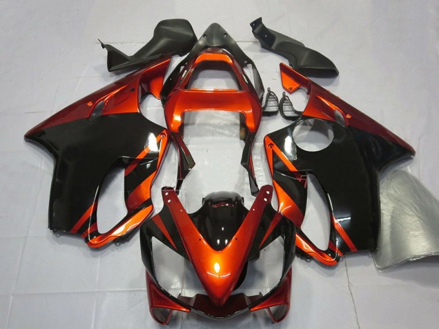 2001-2003 Honda CBR600 F4i Motorcycle Fairings - Orange Glossy Black Australia