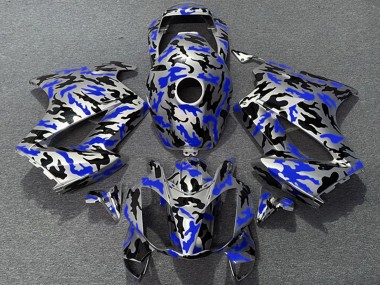 Purchase 2002-2013 Honda VFR 800 Motorcycle Fairings - Blue Camouflage Australia