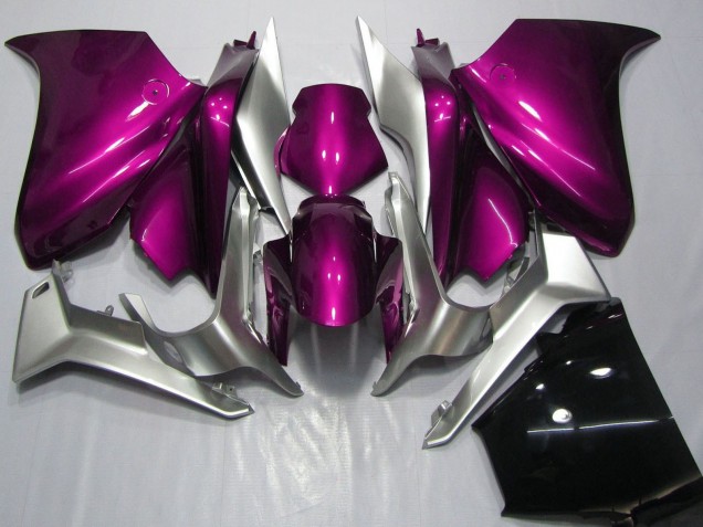 2010-2014 Honda VFR 1200 Motorcycle Fairings - Silver Pink Australia