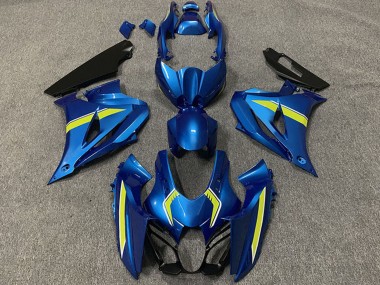 Purchase 2017-2024 Suzuki GSXR 1000 Motorcycle Fairings - Blue Yellow Style Australia
