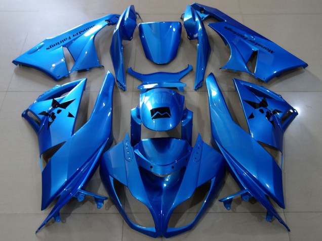 2009-2012 Kawasaki ZX6R Motorcycle Fairings - Blue Australia