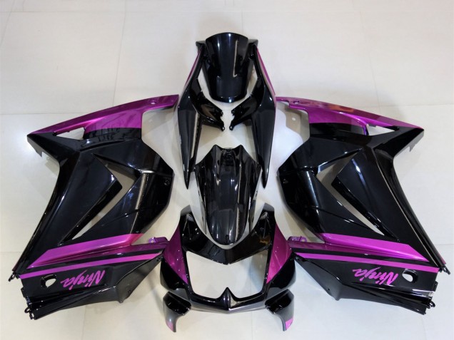 2008-2012 Kawasaki Ninja 250 Motorcycle Fairings - Glossy Black Purple Australia