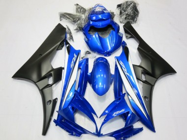 Purchase 2006-2007 Yamaha R6 Motorcycle Fairings - Blue White Matte Black Australia