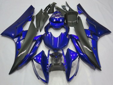 Purchase 2006-2007 Yamaha R6 Motorcycle Fairings - Blue Matte Black Australia