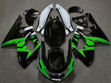 Purchase 1996-2007 Yamaha YZF600R Thundercat Motorcycle Fairings - Glossy Black Green White Australia