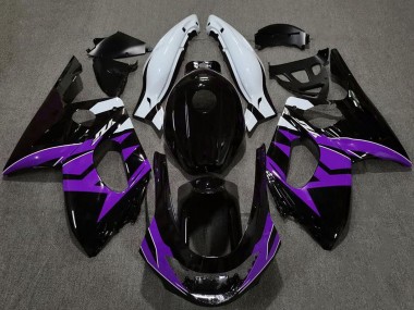 Purchase 1996-2007 Yamaha YZF600R Thundercat Motorcycle Fairings - Glossy Black Purple White Australia