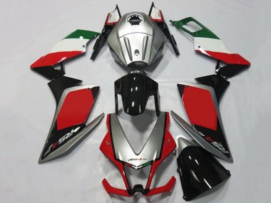 Purchase 2012-2018 Aprilia RS4 125 Motorcycle Fairings - Silver Red Glossy Black Australia