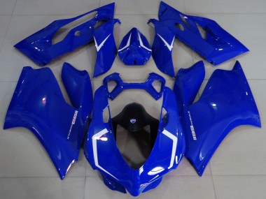 Purchase 2011-2014 Ducati 1199 Motorcycle Fairings - Glossy Blue White Australia