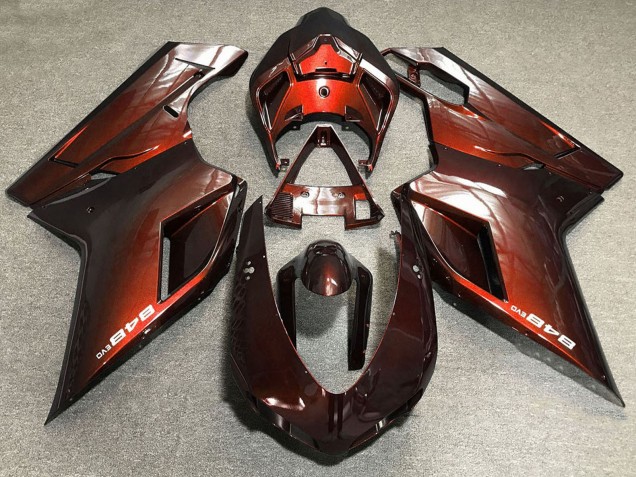 2007-2014 Ducati 848 Motorcycle Fairings - Red Australia