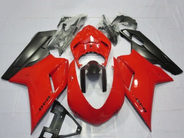 Purchase 2007-2014 Ducati 848 Motorcycle Fairings - Red Matte Black Australia