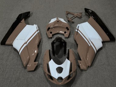 Purchase 2003-2004 Ducati 749 999 Motorcycle Fairings - White Brown Glossy Black Australia