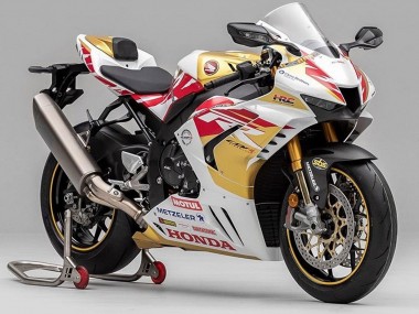 Purchase 2020-2023 Honda CBR1000RR-R Motorcycle Fairing - White Red Gold Motul Australia