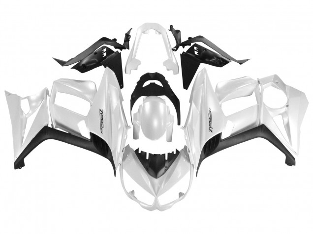 2010-2016 Kawasaki Z1000SX Motorcycle Fairings - Pearl White Black Australia