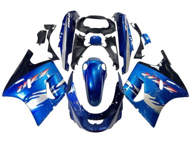 Purchase 1993-2003 Kawasaki ZZR1100 Motorcycle Fairings - Blue Silver Black Australia